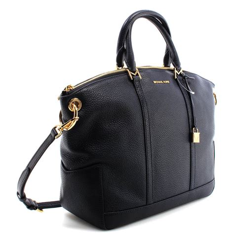 michael kors soft leather handbag|michael kors large satchel handbag.